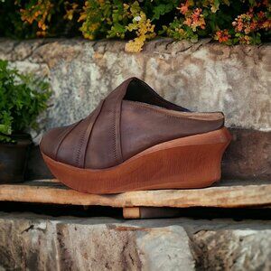 Handmade Leather Clogs